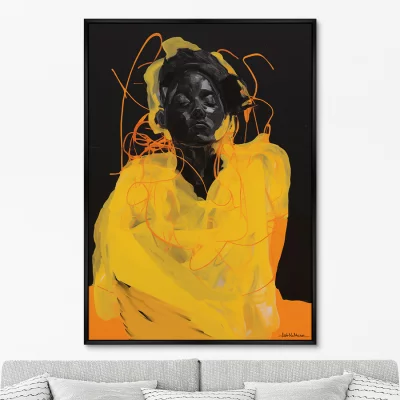 Репродукция на холсте A minute before waking up 75X105 CM 6
