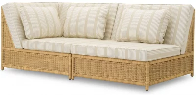 Уличный модуль дивана Hampton Corner 114X114X88 CM 9