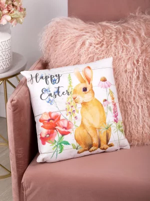 Декоративная подушка со съёмным чехлом Happy Easter 29X9X29 CM 7