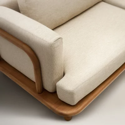 Диван с каркасом из тика Turqueta 230X100X74 CM 4