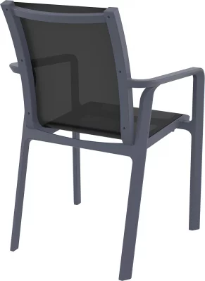 Стул садовый Pacific 57X62X90 CM серый 3