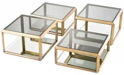 Журнальные столики Callum 75X75X48 / 75X75X36 / 75X75X48 / 75X75X36 CM 4