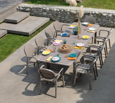 Стол пластиковый раздвижной Alloro 210-280X100X73 CM 4