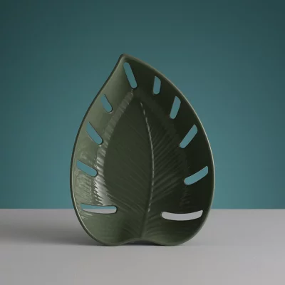 Блюдо для фруктов in the Forest Leaf 26X19X6 CM 3