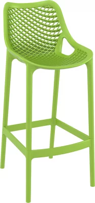 Стул пластиковый барный Air 45X53X105 CM зелёный 4