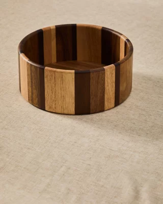 Деревянная миска Nover 25X25X10.2 CM 3