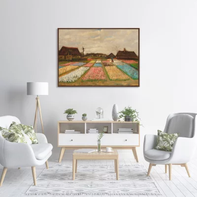 Постер Flower beds in Holland 105X75 CM 3