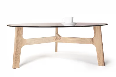 Стол журнальный Вуд Лак 90X35X90 CM 3