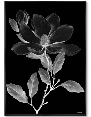 Набор из двух постеров на холсте Night bloom 75X105 / 75X105 CM 3