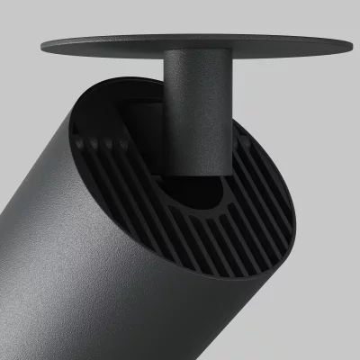 Встраиваемый светильник FOCUS LED черный круглый 5