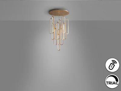 Люстра Colette 14L розовое золото DIM 60X60X49 CM 15