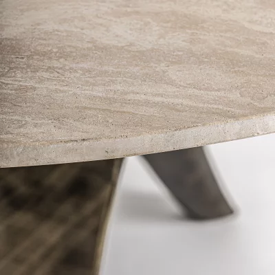 Обеденный стол из травертина Laize 150X15X75 CM 4