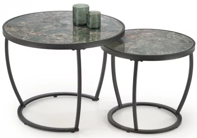 Комплект из двух столиков Ines 62X62X50 / 47X47X43 CM 4