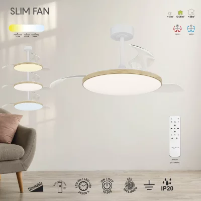 Люстра-вентилятор SLIM FAN 49.5X29.5 CM 7