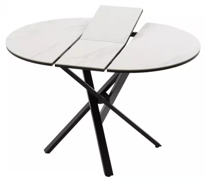 Раскладной круглый стол 90-120X90X75 CM 5