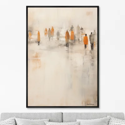 Постер на холсте Winter etude 75X105 CM 6