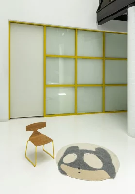 Шерстяной стираемый ковёр Edgar Plans Ø100 CM 4