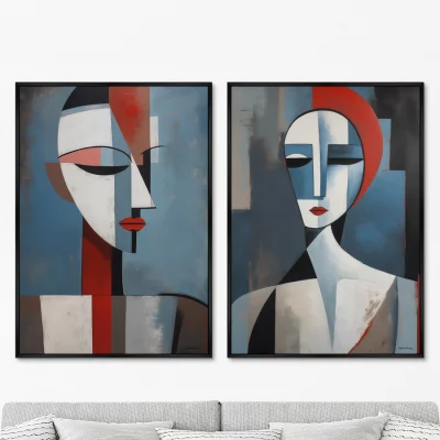Набор из двух постеров холсте Sentimiento de amor 75X105 / 75X105 CM 8