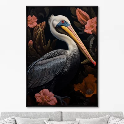 Постер на холсте Beautiful Pelicans 75X105 CM 6
