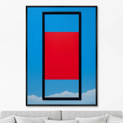 Постер на холсте No Time only the Space 75X105 CM 6