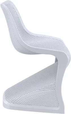 Стул пластиковый Bloom 50X58X85 CM светло-серый 5