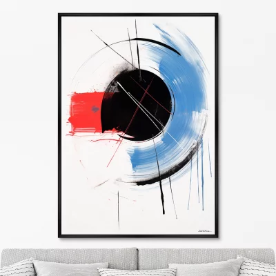 Постер на холсте Shape spectrum 75X105 CM 6