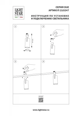 Светильник на шине Lightstar 210247 8