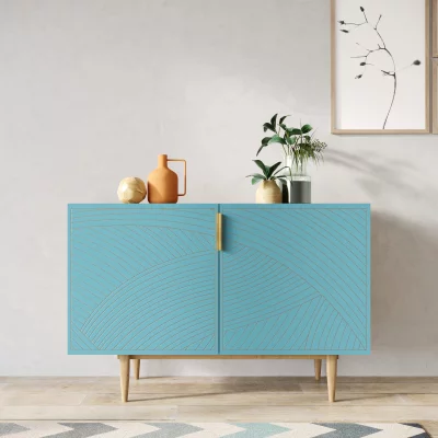 Комод Line 120X50X80 CM blue 4