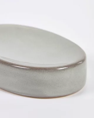 Мыльница Chavela grey ceramic 8.7X13.5X2.6 CM 4