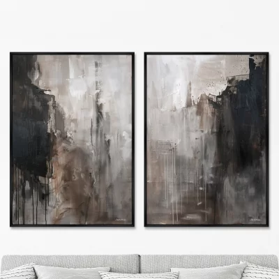 Композиция из двух репродукций картин на холсте Towards Enlightenment 75X105 / 75X105 CM 8