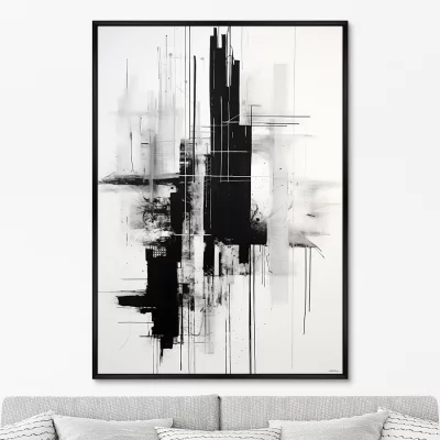 Постер на холсте The weightless city 75X105 CM 6