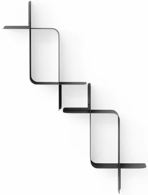 Набор металлических настенных полок Montage 61X15X47 / 61X15X47 CM 6