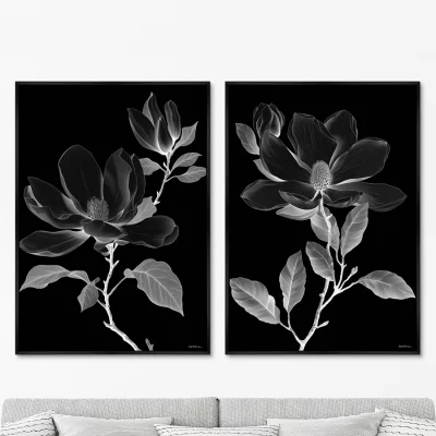 Набор из двух постеров на холсте Night bloom 75X105 / 75X105 CM 8