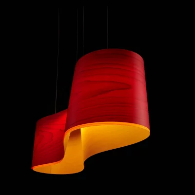 Подвесной светильник New Wave S 102X27X27 CM красный 3