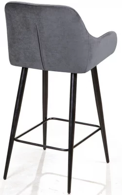 Стул полубарный Robert 48X49X93 CM серый 4