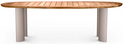 Обеденный стол для улицы Free Form 259X110X76 CM 3