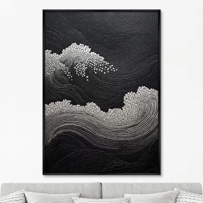 Постер на холсте Restless ocean 75X105 CM 6
