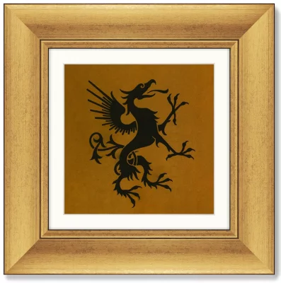 Диптих Seamless pattern featuring griffin 36X36 / 36X36 CM 4