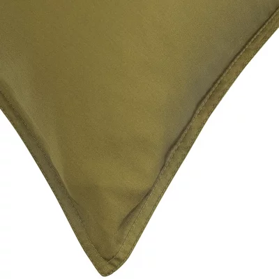 Набор наволочек из сатина Essential 70X50 CM оливкового цвета 4