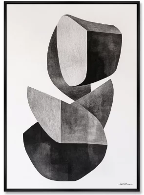 Композиция из двух репродукций картин на холсте Stone Flower 75X105 / 75X105 CM 3