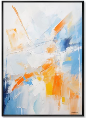 Набор из двух постеров на холсте Red blue white 75X105 / 75X105 CM 3