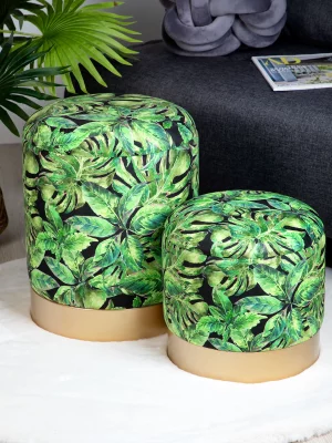 Комплект из двух пуфиков Calle 35X35X43 / 30X30X29 CM 5