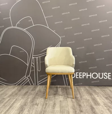 Стул Трентино с подлокотниками без выреза светло-бежевый 85X58X52 CM 8