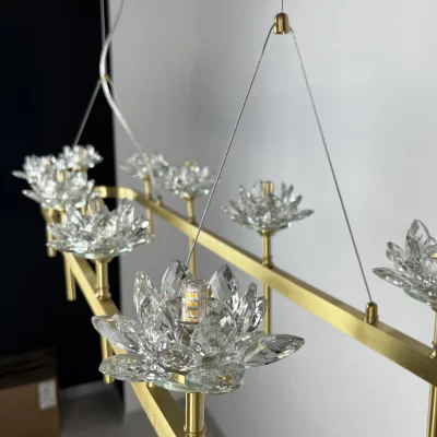 Подвесная люстра Loft Lotos Long 8