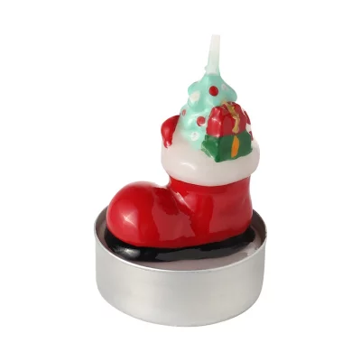 Набор декоративных свечей festive stocking из коллекции new year essential, 6 шт. 3