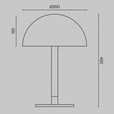 Настольный светильник Ray 30X30X45 CM 8