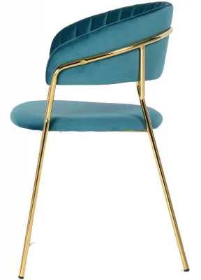 Стул Turin 56X50X78 CM бирюзовый 3