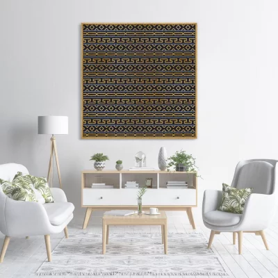Постер на холсте Roman Mosaic 105X105 CM 3