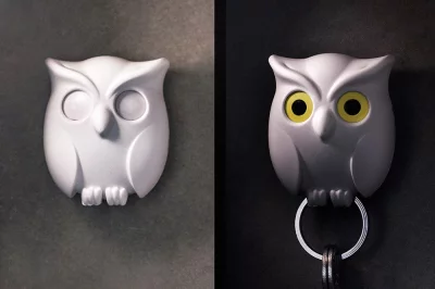 Держатель для ключей night owl белый 3