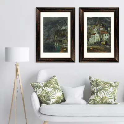 Диптих View of Amalfi 51X71 / 51X71 CM 5